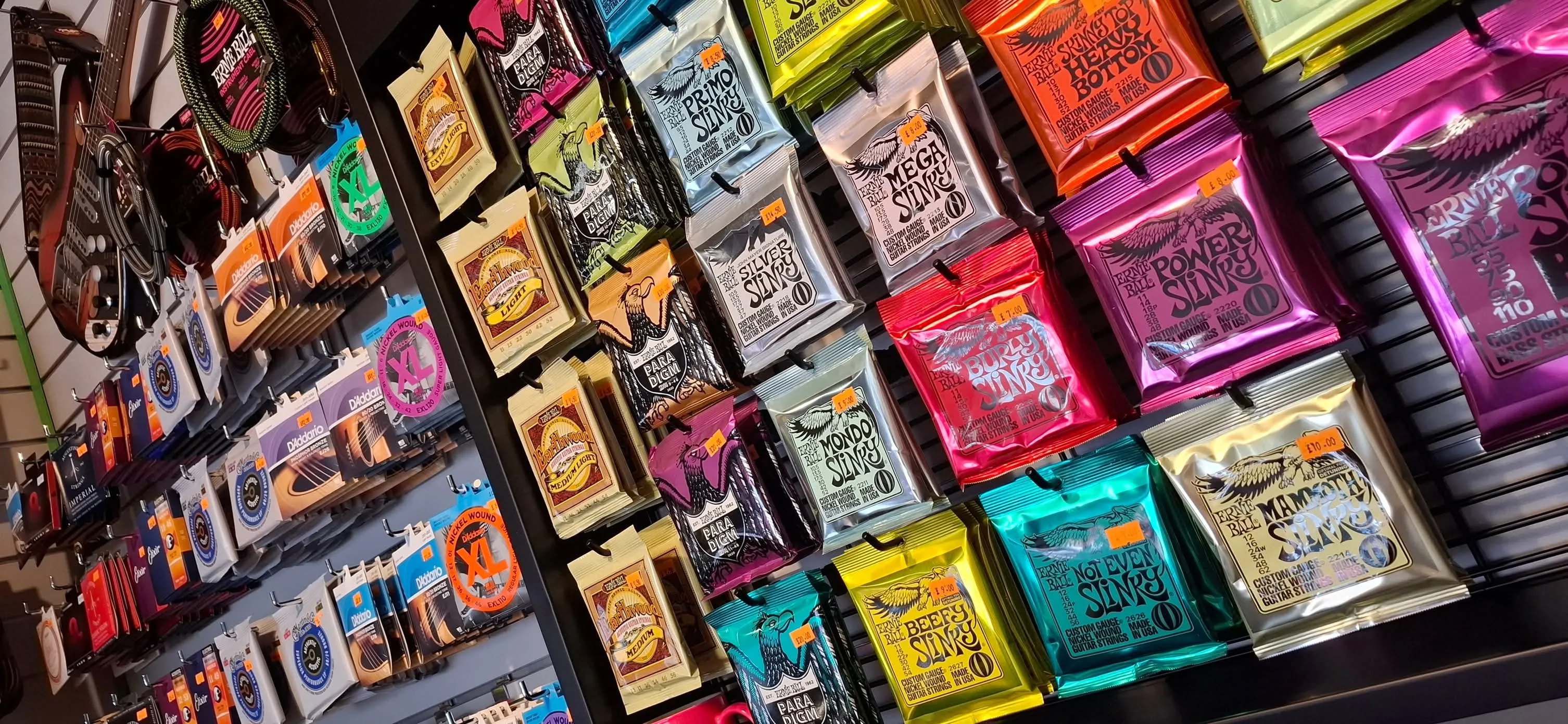 Accessory wall display in store