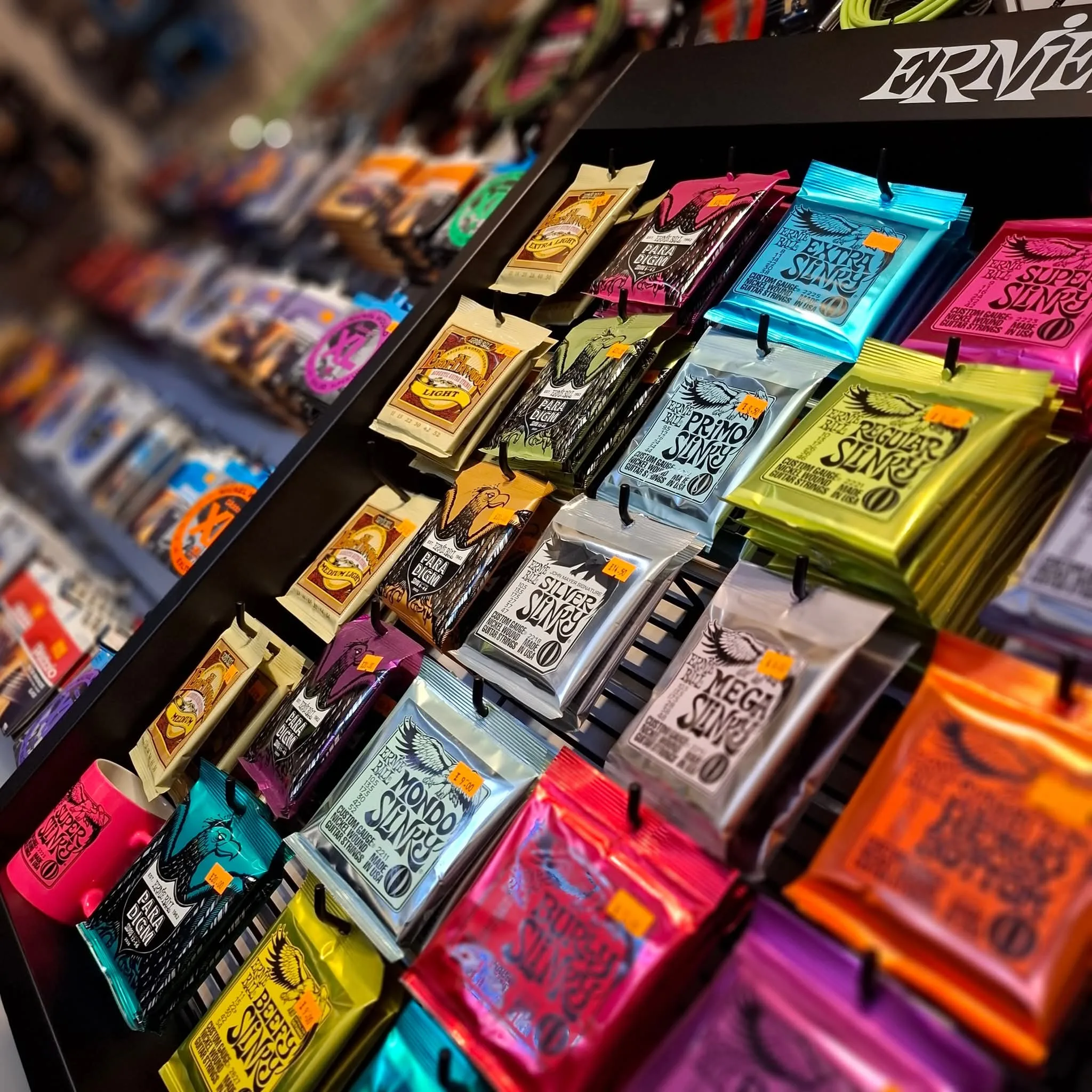 Accessory display in stock