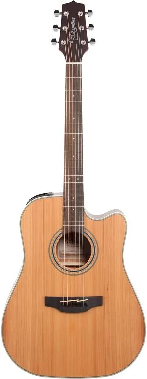 Takamine acoustic guitar featured on the brand page